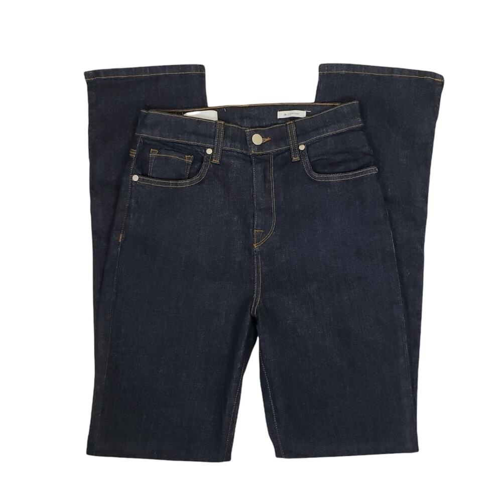 BLDWN Vented Hi Rise Skinny Jean Abyss Blue Dark Wash Women's 28 NEW - Picture 6 of 16